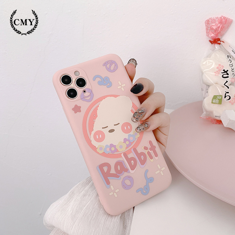 Ốp điện thoại hình thỏ đáng yêu cho iPhone 11/11Pro 11Promax X XR XS XS MAX 7 8Plus SE 12Promax 12Mini | BigBuy360 - bigbuy360.vn