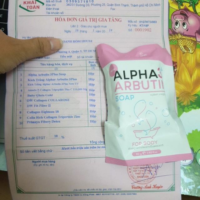 SOAP ALPHA ARBUTIN - XÀ PHÒNG TRẮNG DA CHO BODY PHIÊN BẢN MỚI 2018 | BigBuy360 - bigbuy360.vn