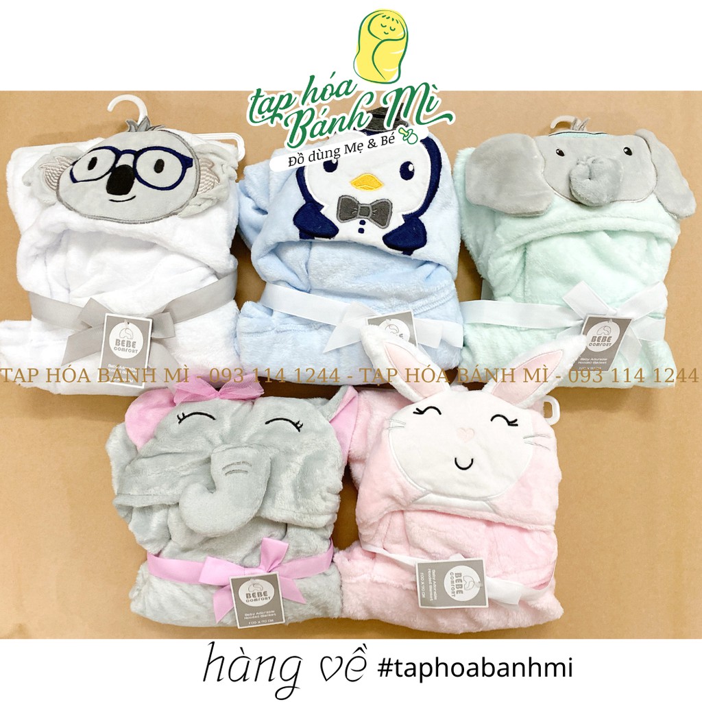 Choàng ủ lông quấn bé hình thú cao cấp Bebe Comfort