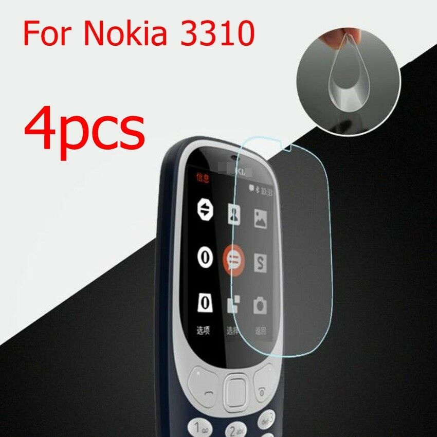 4 Miếng dán bảo vệ toàn màn hình điện thoại HD cho Nokia 3310