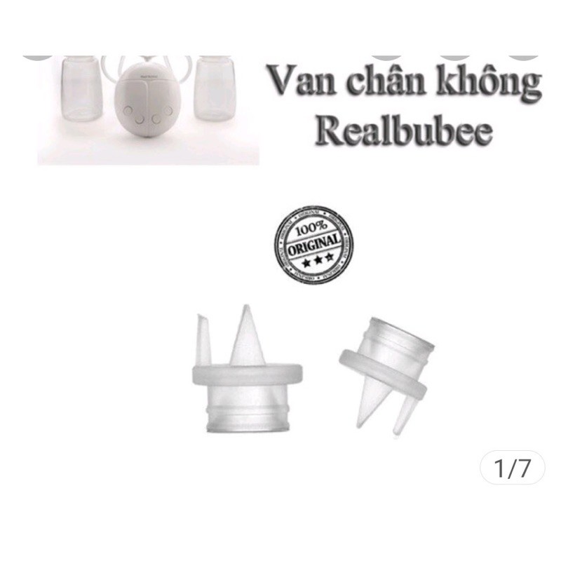 Van chân không máy hút sữa Real Bubee