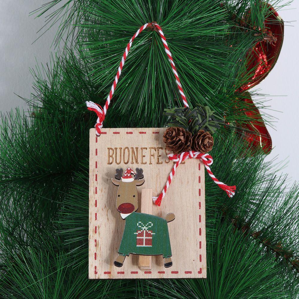 LAKAMIER Kẹp Gỗ Treo Trang Trí Giáng Sinh