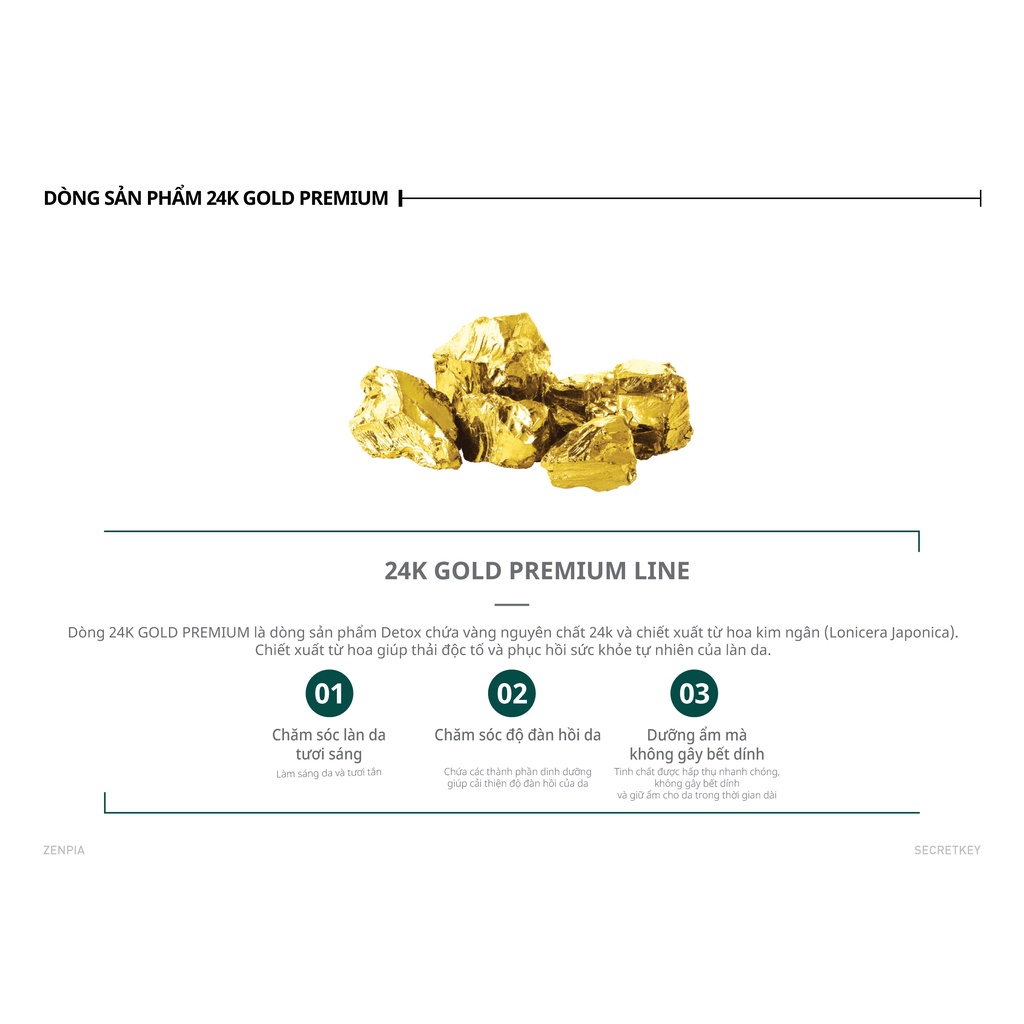 Tinh Chất Dưỡng Trắng Và Chống Lão Hóa Secret Key 24K Gold Premium First Serum 150ml