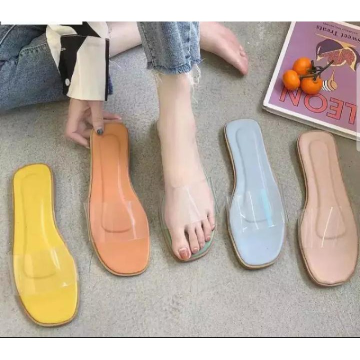 Giày Sandal Nữ Màu Trơn Thời Trang Xu Hướng