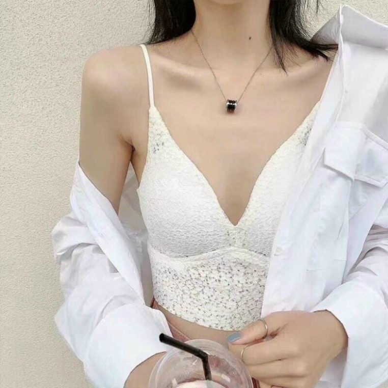 Áo Scoptop Nữ. ÁO LÓT BRA REN CAO CẤP CÓ MÚT ĐỘN NGỰC. Free size cho các nàng từ 40-60kg. chất ren đẹp lắm nha