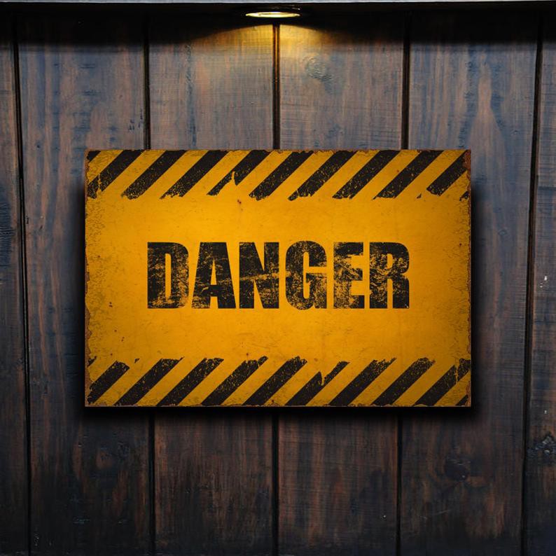 Tranh thiếc  Funny Sign