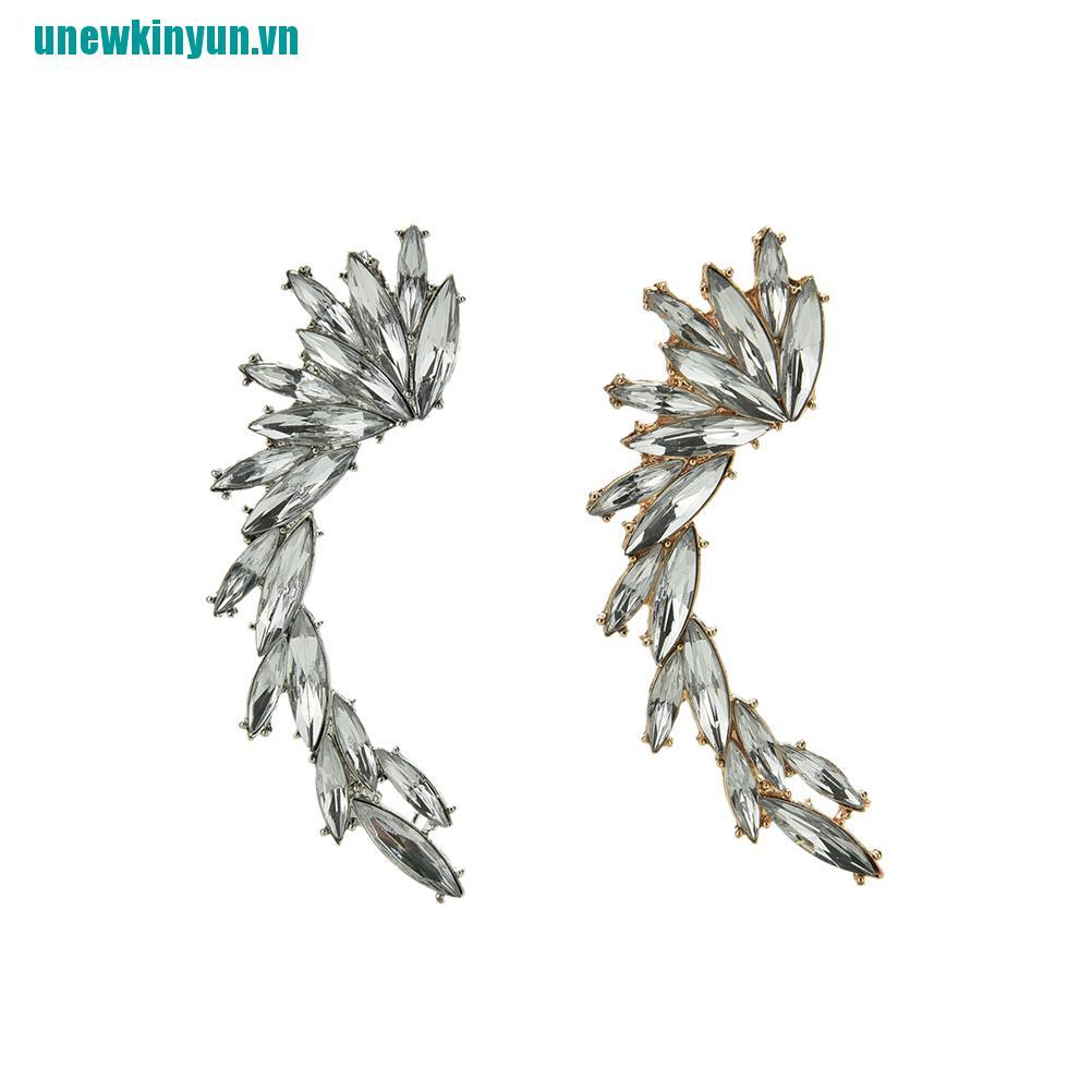 Y●1 Khuyên Kẹp Vành Tai Đính Đá Thời Trang Cho Nữ