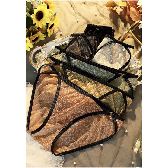 Quần Lót Ren Lưới Lạnh Cạp Đính Vòng Cao Cấp 2279