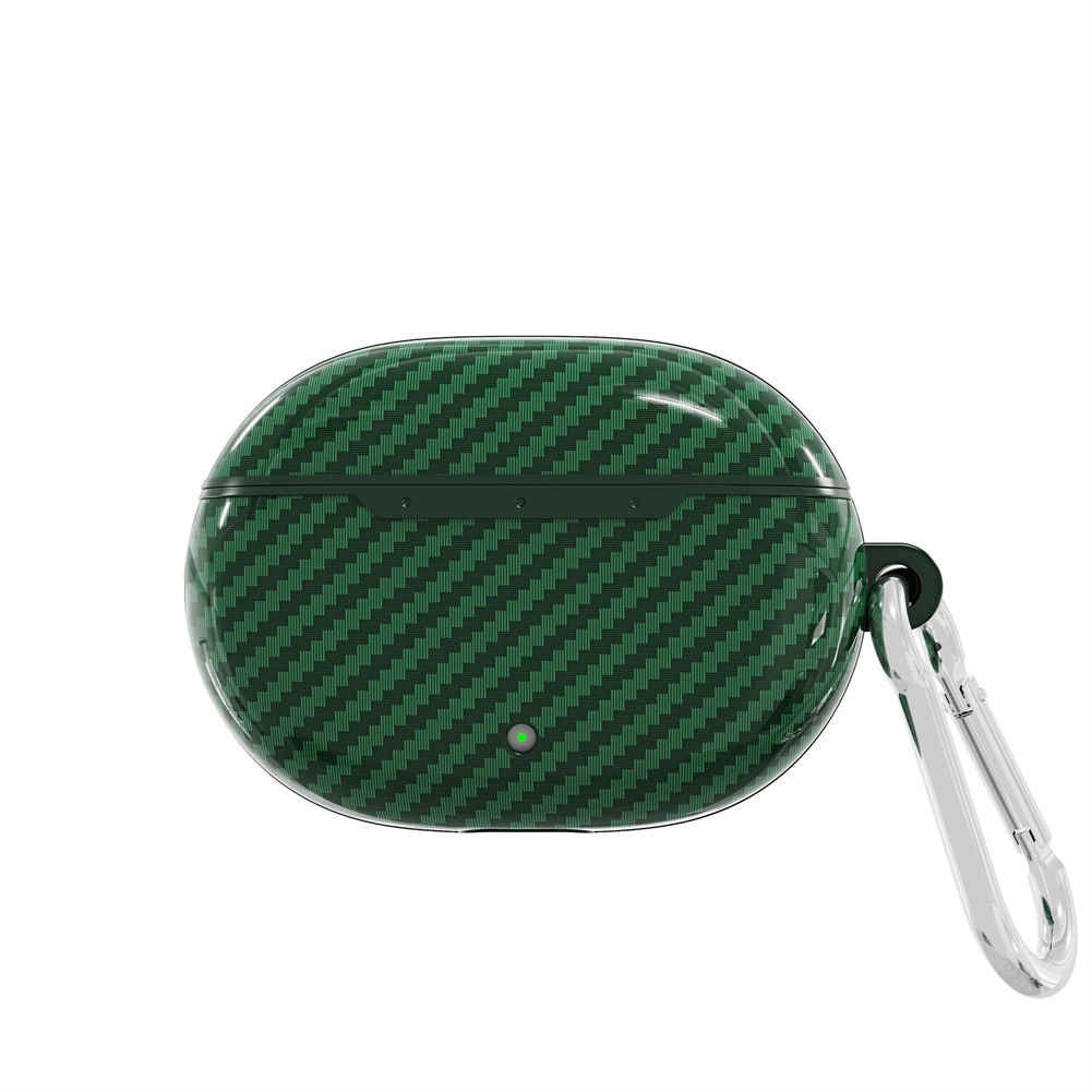 Vỏ bảo vệ hộp sạc tai nghe Beats-Studio Buds bằng PC chống sốc họa tiết sợi carbon độc đáo