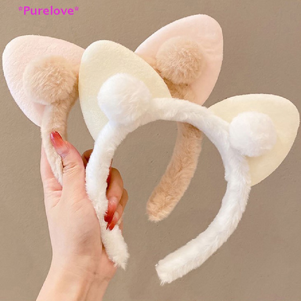 Kẹp Tóc Tai Mèo Bằng Lông Nhung Dễ Thương Xinh Xắn Dành Cho Nữ Mới