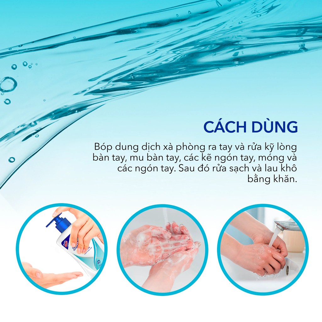 Combo SAFEGUARD Sữa Tắm Chai 720ML Và Nước Rửa Tay