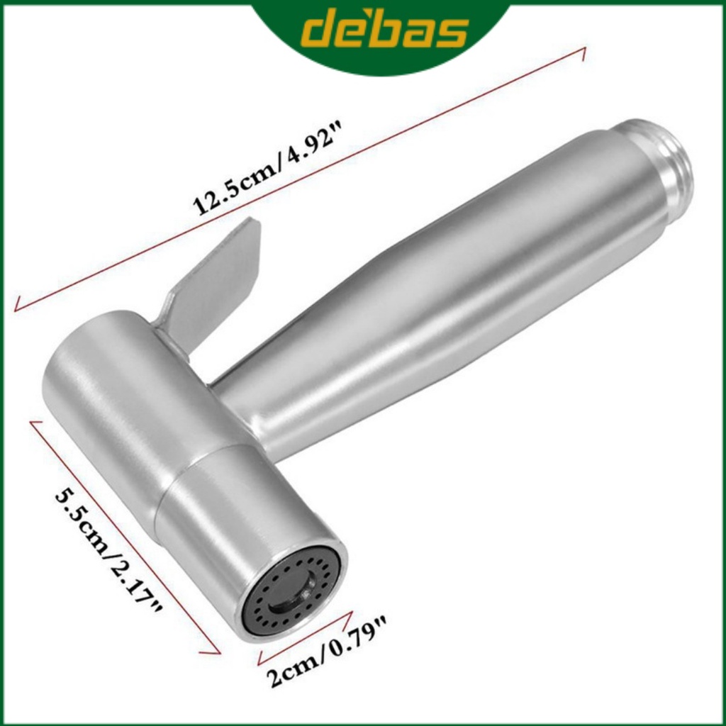 Vòi xịt vệ sinh bồn cầu inox sus304 cầm tay thông minh Debas VXI