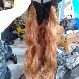 Tóc giả kèm mũ đội