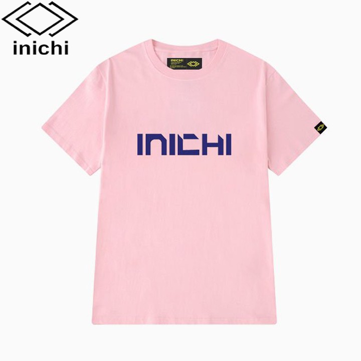 Áo thun unisex in chữ INICHI phong cách đơn giản 4 màu I24