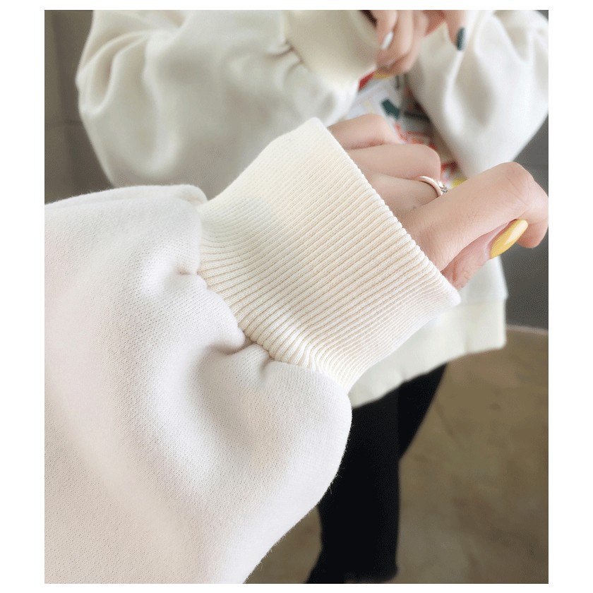 Áo hoodie ulzzang unisex form rộng Hàn Quốc họa tiết in thời trang | BigBuy360 - bigbuy360.vn