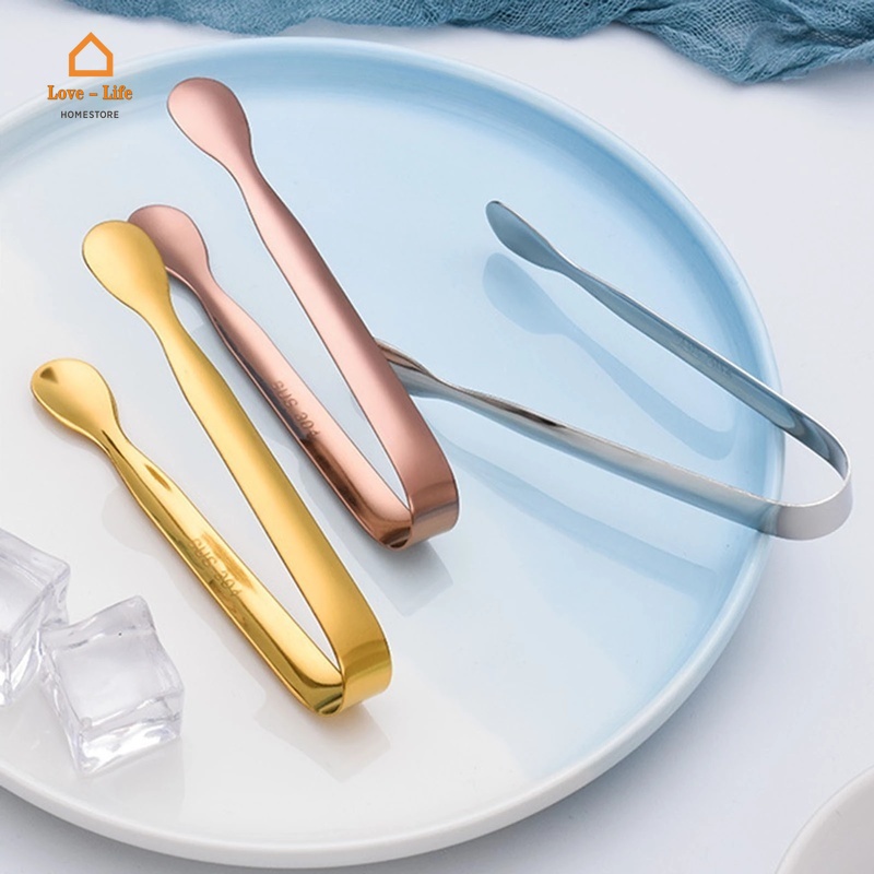 Kẹp gắp thực phẩm bằng thép không gỉ nhiều màu sắc tiện lợi