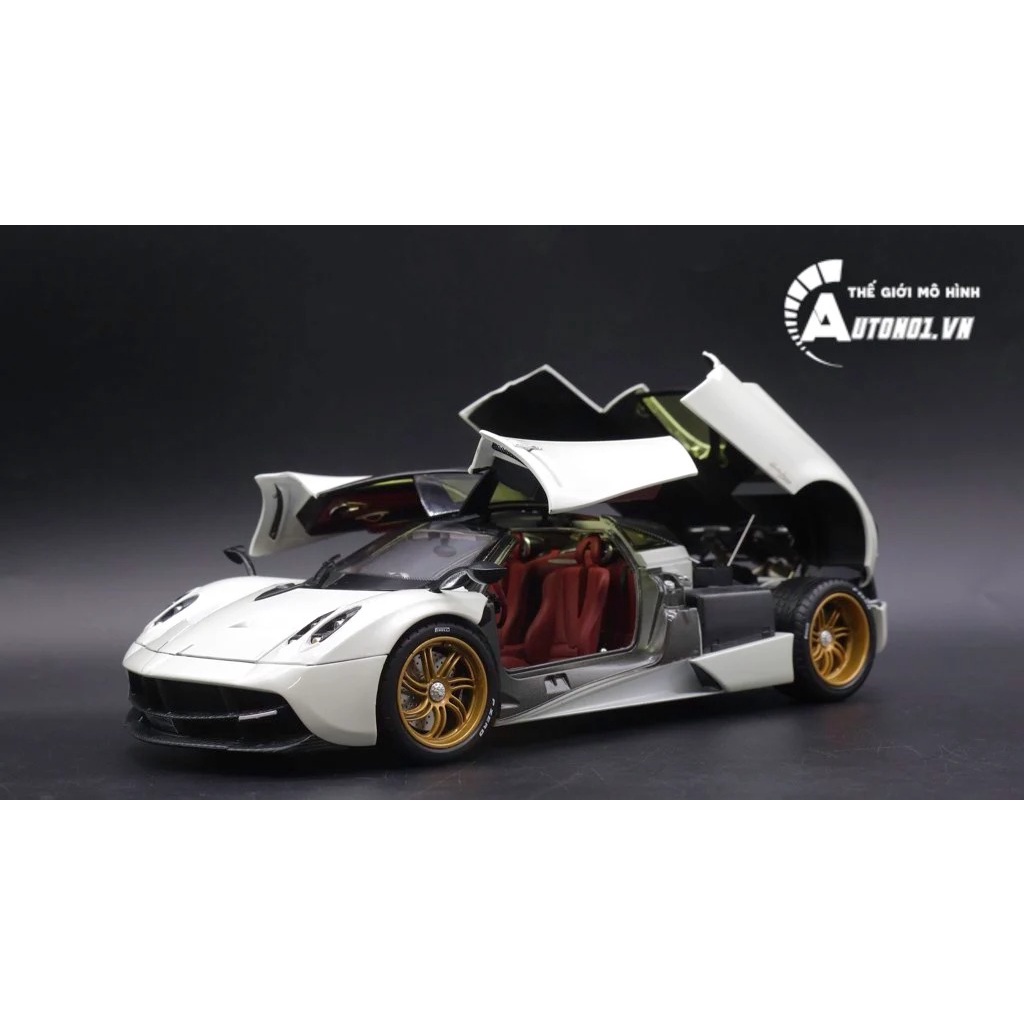 MÔ HÌNH PAGANI HUAYRA WHITE 1:18 GTAUTOS 1296