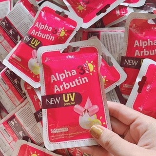 01 Vỉ Kích Trắng 10 Viên ALPHA ARBUTIN New UV Plus Thái Lan Chính Hãng