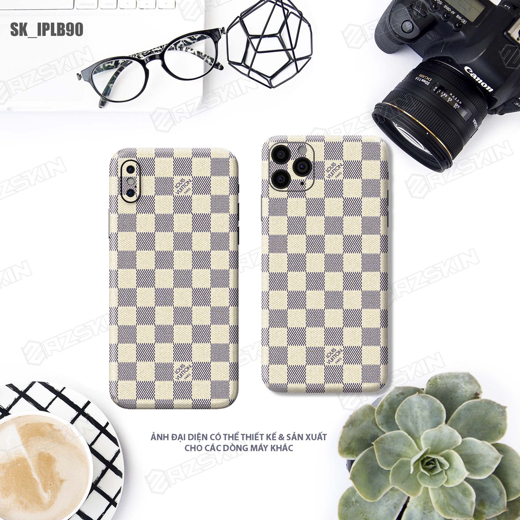 Miếng Dán Skin Luois Vuitton Điện Thoại IP 7/14 Pro Max |SK_IPLB90| Chất Liệu 3M Cao Cấp, Khuôn Cắt CNC, Dễ Dán Tại Nhà