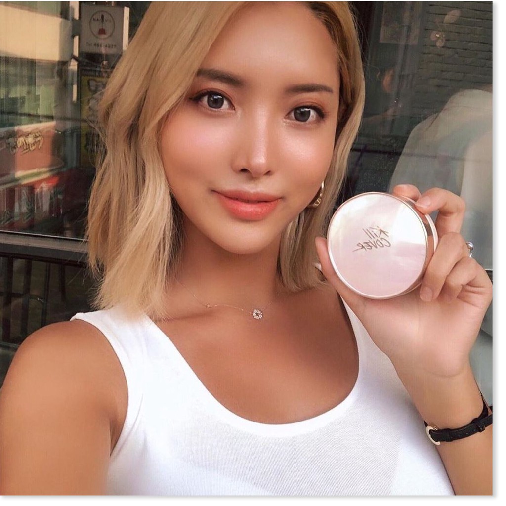 [Mã chiết khấu giảm giá mỹ phẩm sỉ chính hãng] Phấn Nước Cushion Clio Kill Cover Glow Cushion SPF50+ PA+++ Màu Hồng