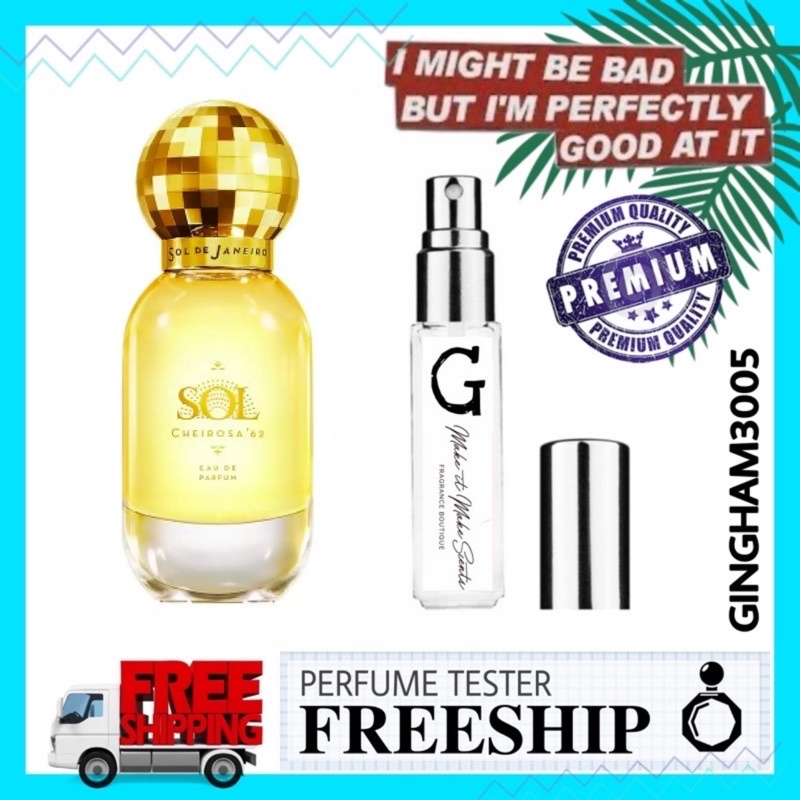✦GH✦ Mẫu Thử chính hãng nước hoa SOL De Janeiro Cheirosa '62 10ml/20ml