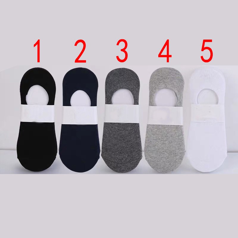 Đôi Vớ Thuyền Cotton Chống Trượt Thời Trang Cho Nam