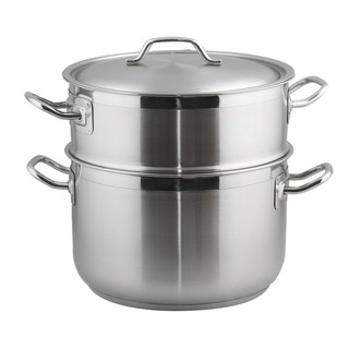 Bộ nồi xửng hấp inox Fivestar 28cm nắp inox