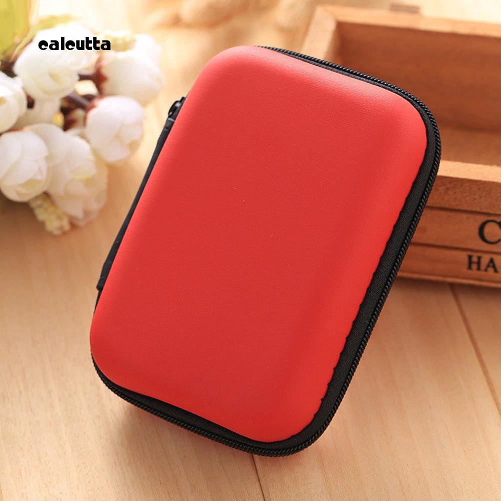 Túi đựng tai nghe dây cáp USB có khóa kéo nhỏ gọn tiện lợi
