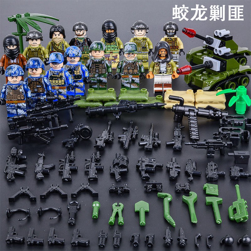 Bộ Lắp Ghép Lego Mô Hình Xe Cảnh Sát Quân Đội