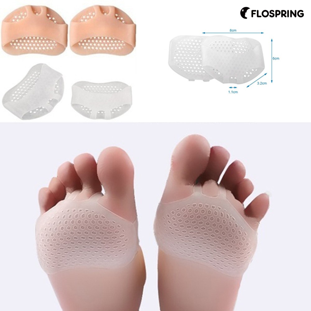 (hàng Mới Về) Miếng Đệm Silicone Hỗ Trợ Chỉnh Hình Ngón Chân Cái Giảm Đau Khi Mang Giày Cao Gót