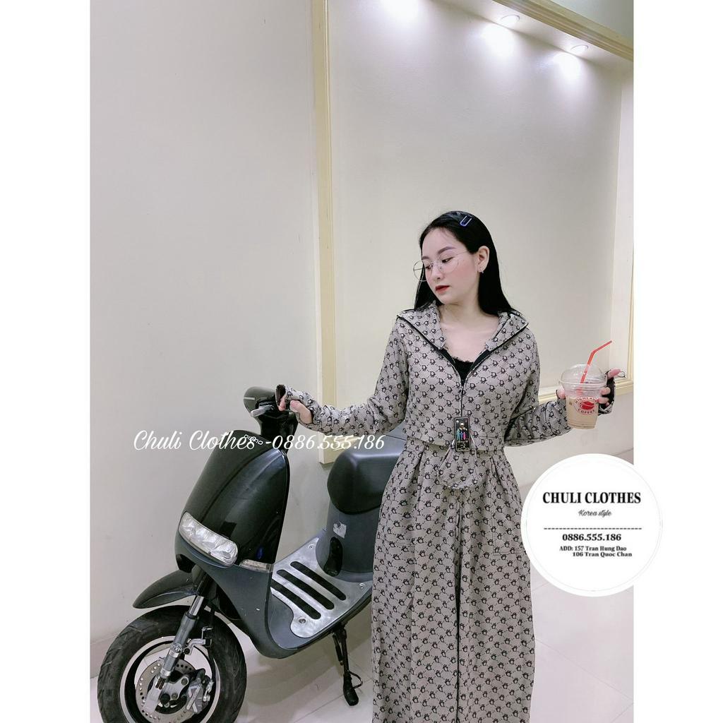 Size L - Áo chống nắng nữ toàn thân dáng Croptop dày 2 lớp dáng xòe không xẻ sau che kín , áo chống nắng mỹ nhi . Chuli