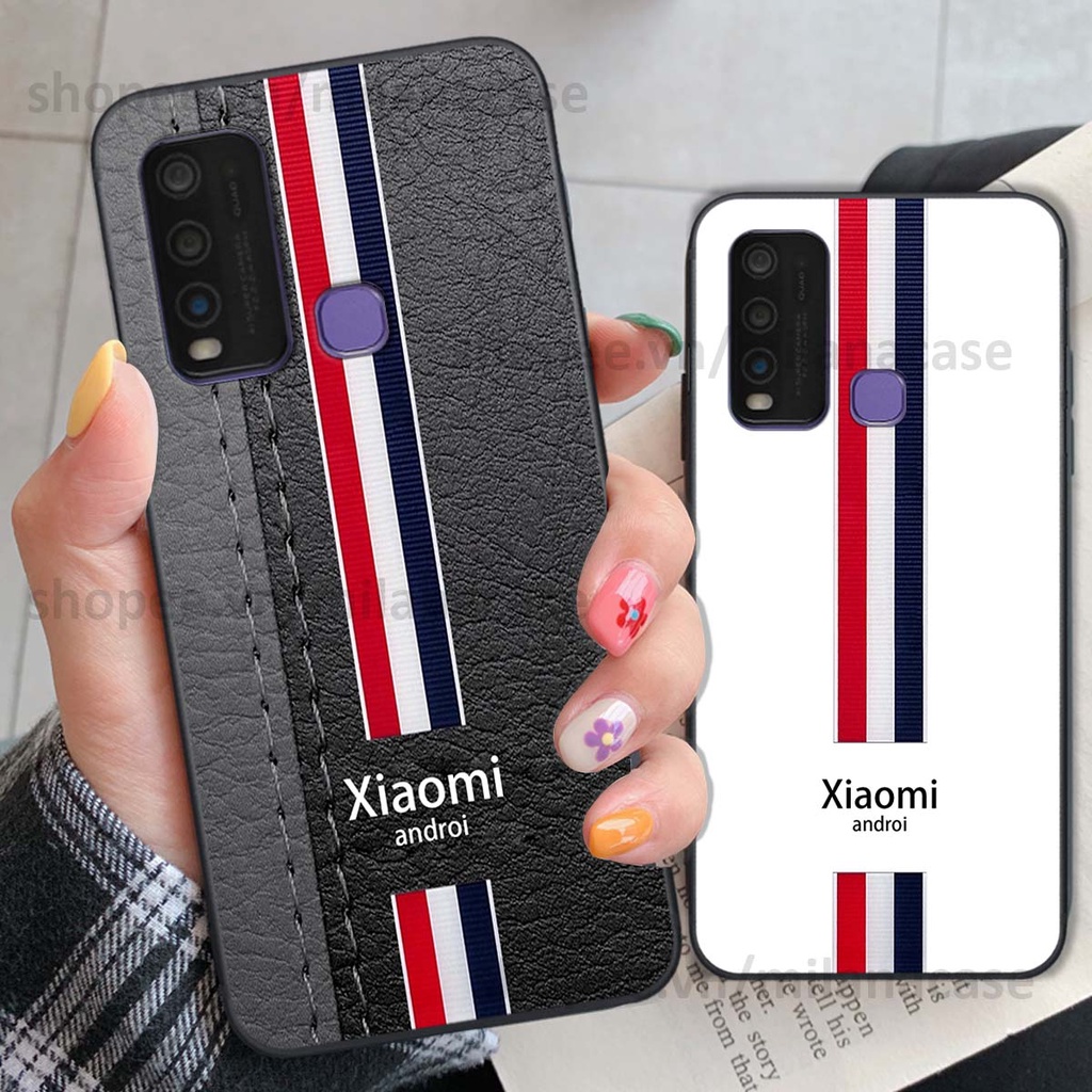 Ốp Vivo Y30 / Y50 in giả da phong cách thể thao, cá tính, thời trang