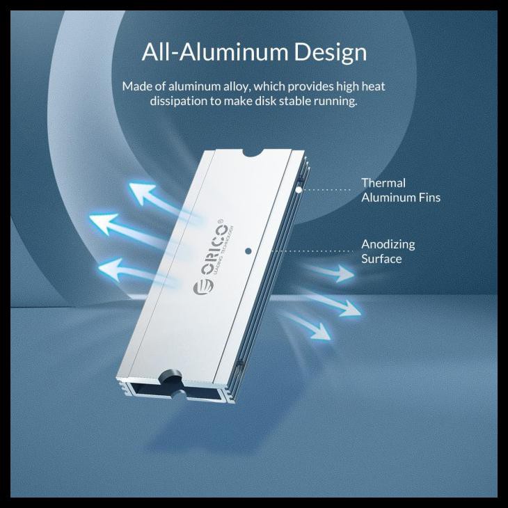 Bộ Tản Nhiệt Kép Orico M.2 Ssd Nvme Sata M2Sra - Blue Mpd175 | BigBuy360 - bigbuy360.vn