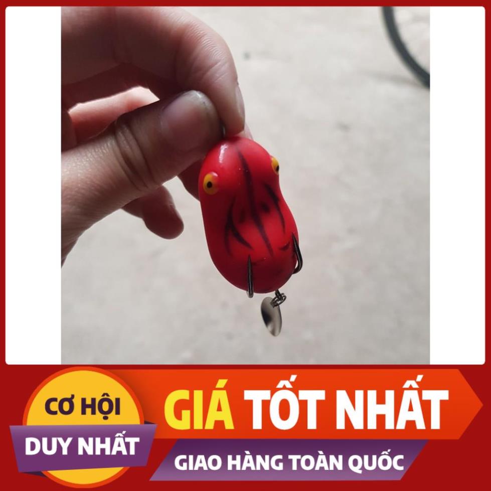Mồi nhái hơi Thái Lan câu lure, mồi nhái hơi Thái Lan có thìa super frog Shop đồ câu phía bắc