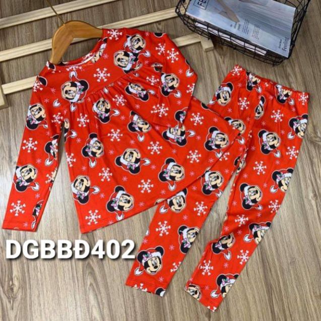 Bộ babydoll dài thun borip cho bé gái size đại từ 23 đến 40kg - Bộ quần áo trẻ em - FREESHIP