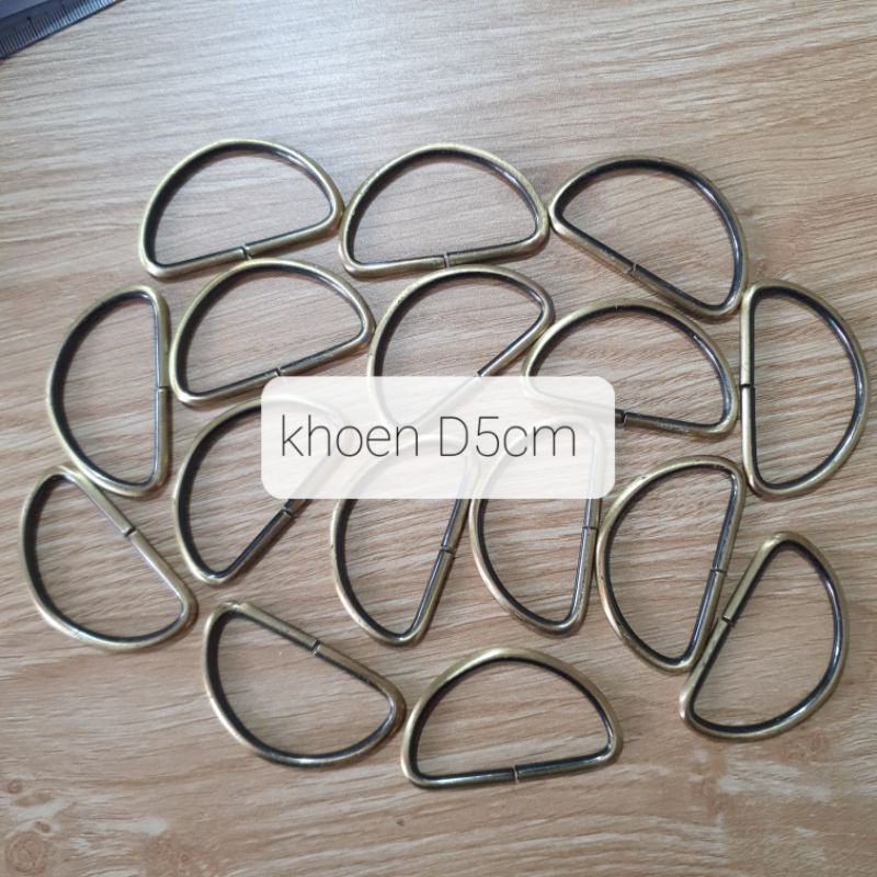 Khoen d 2cm đến 5cm - phụ kiện may túi