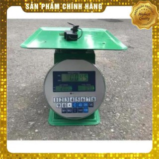 Cân điện tử Cân đồng hồ điện tử tính tiền 60kg/10g có 2 mặt trước và mặt sau