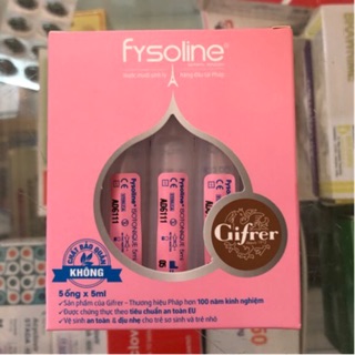 [Hàng công ty Sohaco] Fysoline nước muối pháp