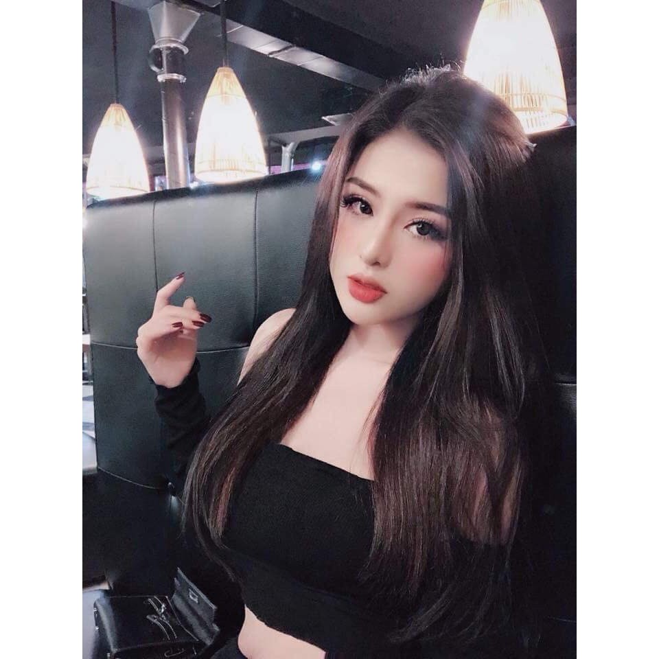 [Mã MABEAUTHE giảm 5k đơn 100k] Tóc Giả Kẹp Dải Thẳng sợi tơ cao cấp