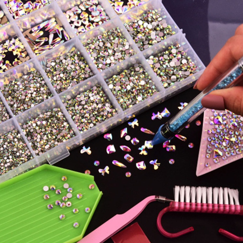 Đá Pha Lê AB Lấp Lánh Trang Trí Móng Tay Nghệ Thuật YOUYO