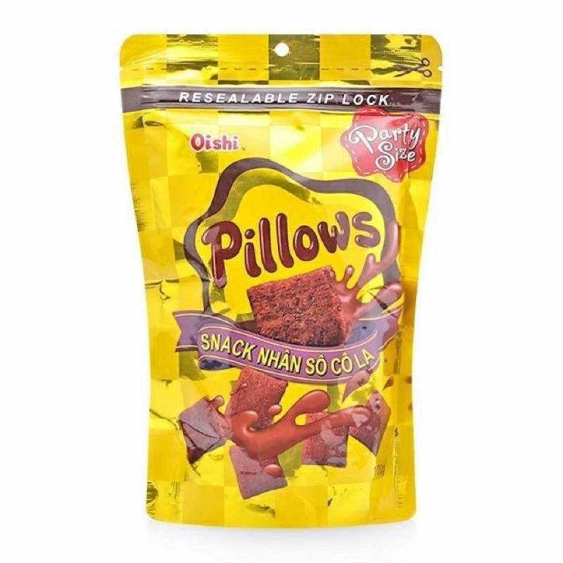 Bánh Snack Oishi Pillows Nhân Socola 100G