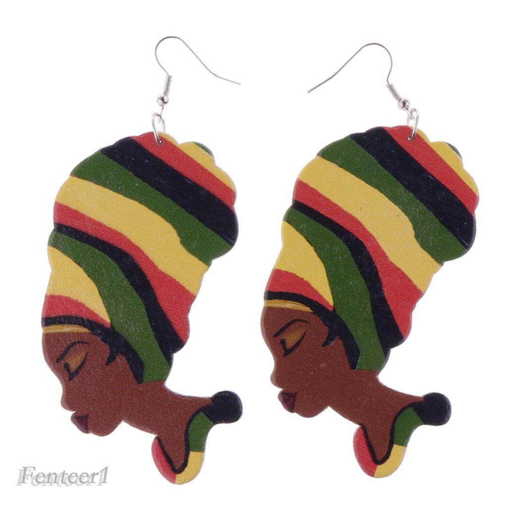 Bông Tai Kiểu Móc Hình Người Châu Phi 1