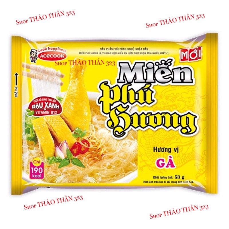 Miến Phú Hương Ăn Liền Các Loại