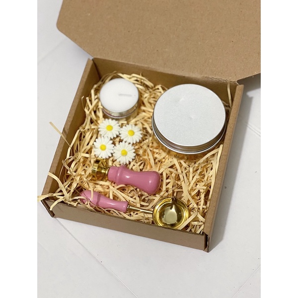 GÓI QUÀ TEM SÁP TRONG SUỐT Gift set Wax Seal