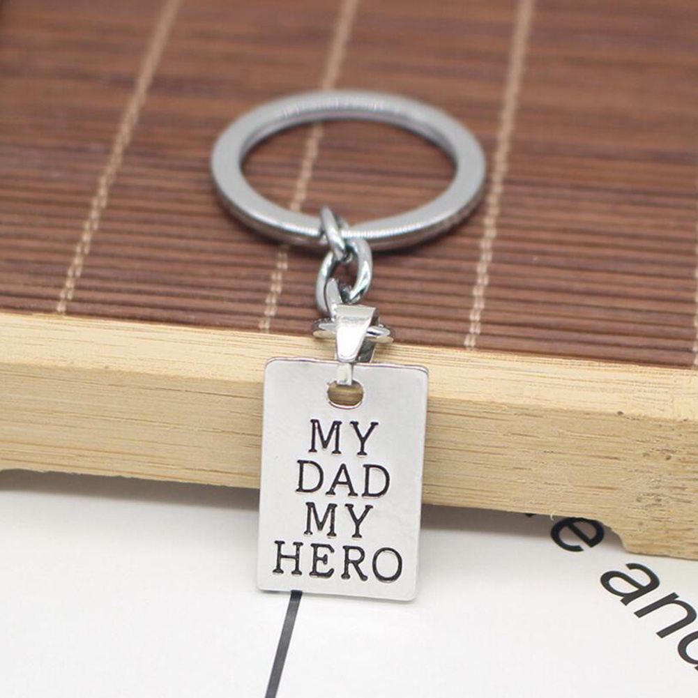 Móc khóa khắc chữ ý nghĩa dùng làm quà tặng cha