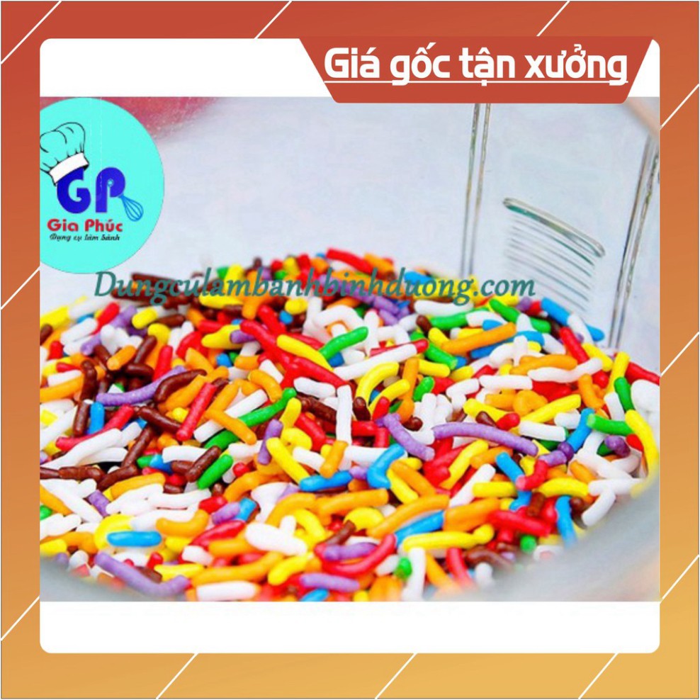 [HOT] cốm màu trang trí bánh kem 100gr