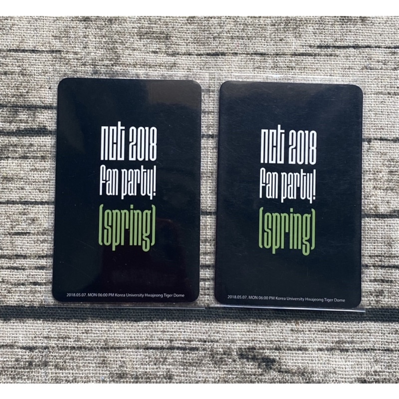 Ảnh thẻ hình NCT 2018 Fan Party