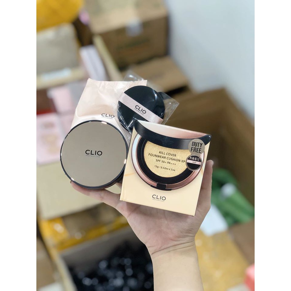 Set Phấn Nước Clio Kill Cover Founwear Cushion XP Professional 15g | BigBuy360 - bigbuy360.vn