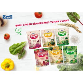 Bánh gạo ăn dặm MAEIL Organic Yummy Yummy 25g