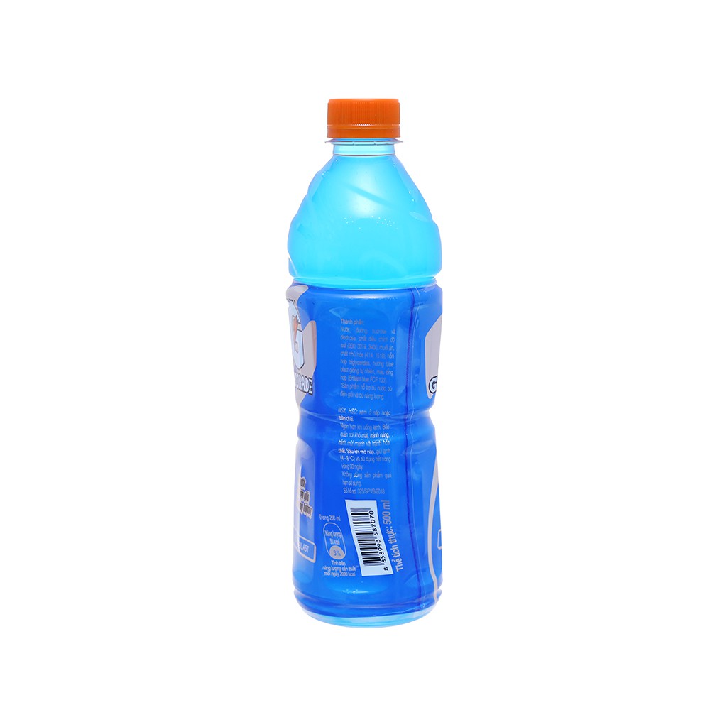 5 chai nước uống điện giải Gatorade vị blue blast 500ml